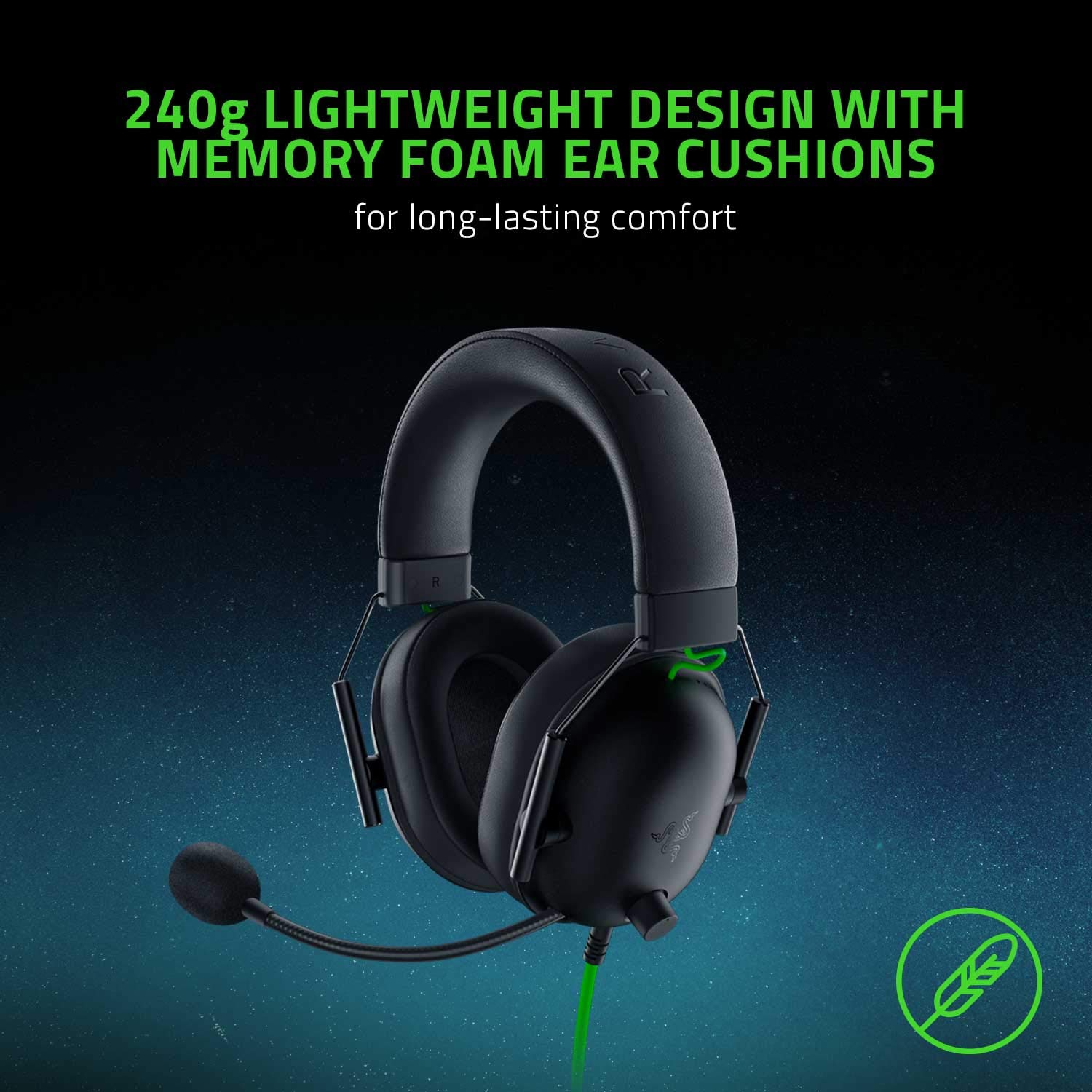 Razer BlackShark V2 Pro (2023) for PC - Premium Wireless E-Sports Headset (HyperClear Super Wideband Mic, TriForce Titanium 50 mm Driver, Bluetooth, Up to 70hrs Battery) White