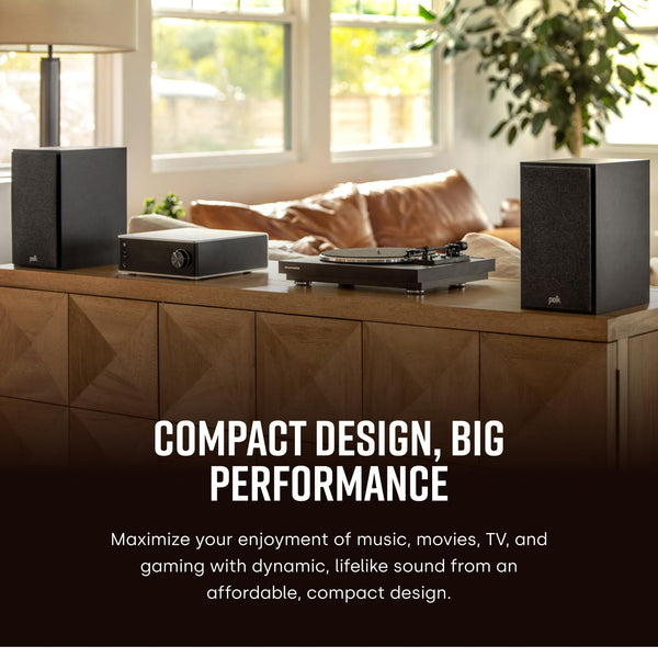 Polk Audio Polk Monitor MXT60 Compact Tower Speaker, HiFi and Home Cinema Speaker, Hi-Res Certified, Dolby Atmos and DTS:X Compatible (1 piece)