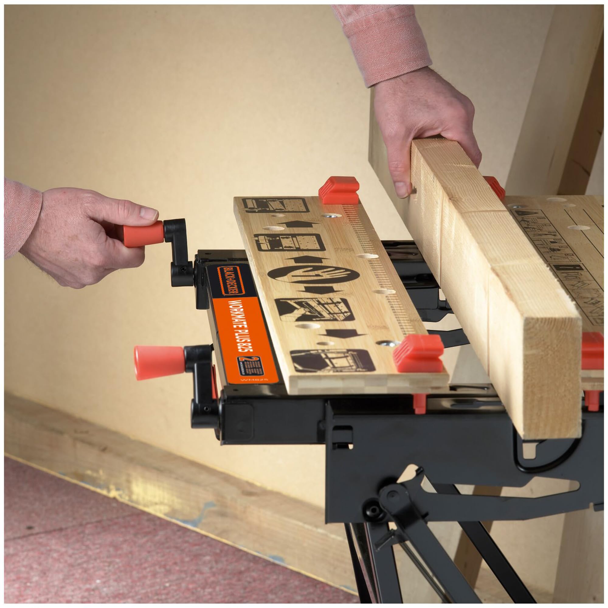 BLACK+DECKER Workmate 825 Deluxe Dual-Height Workbench, WM825-XJ