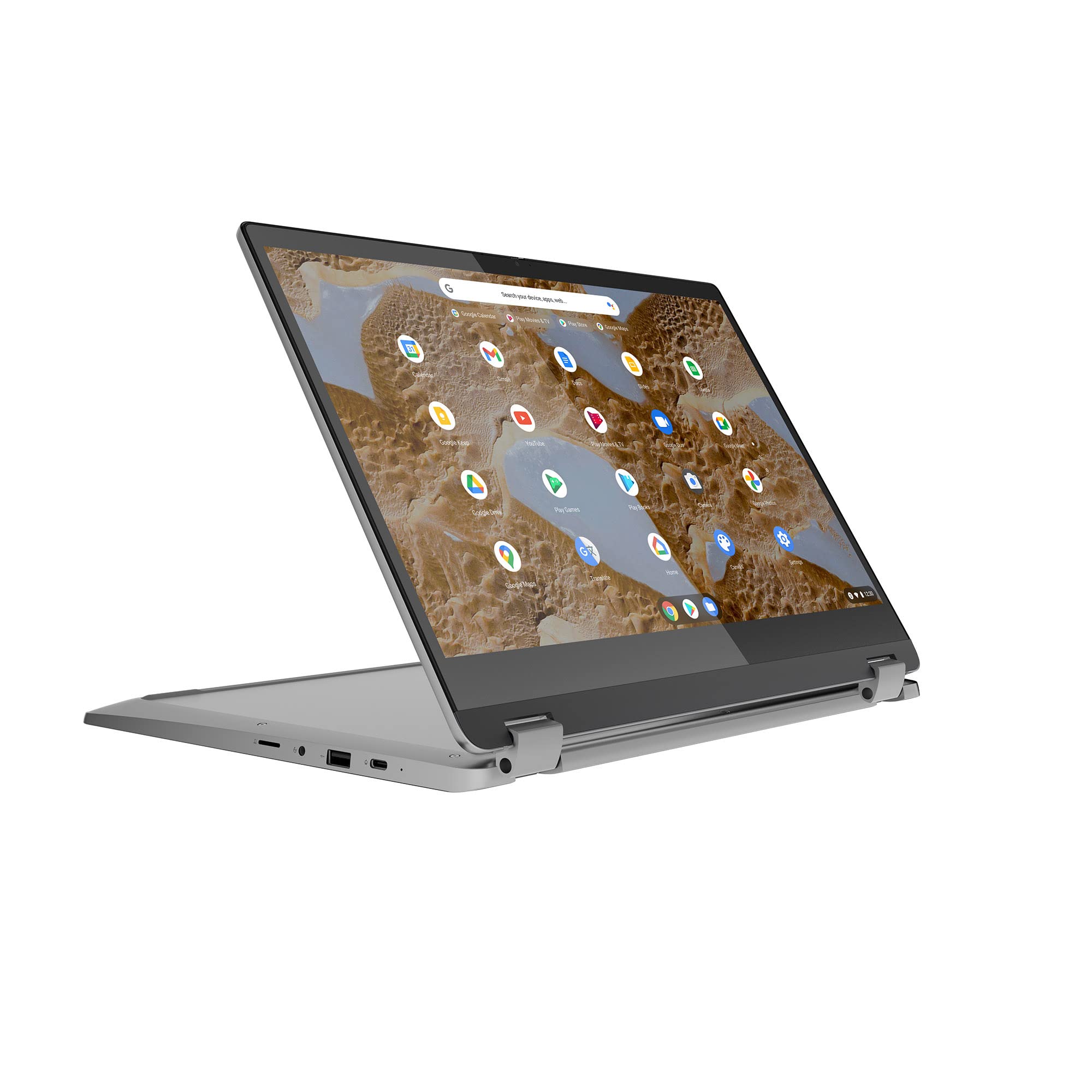 Lenovo IdeaPad Flex 3 Chromebook | 15 inch Full HD Laptop | Intel Pentium Silver N6000 | 8GB RAM | 128GB eMMC | Chrome OS | Arctic Grey