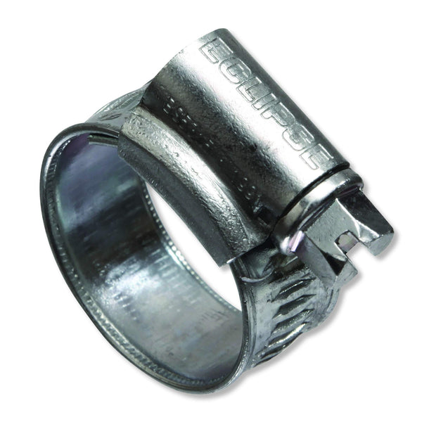 Eclipse Professional Tools ECW1-2A W1 Box of 10 35-50mm (1 ⅜" - 1 ¾") Mild Steel Worm Gear Hose Clamps