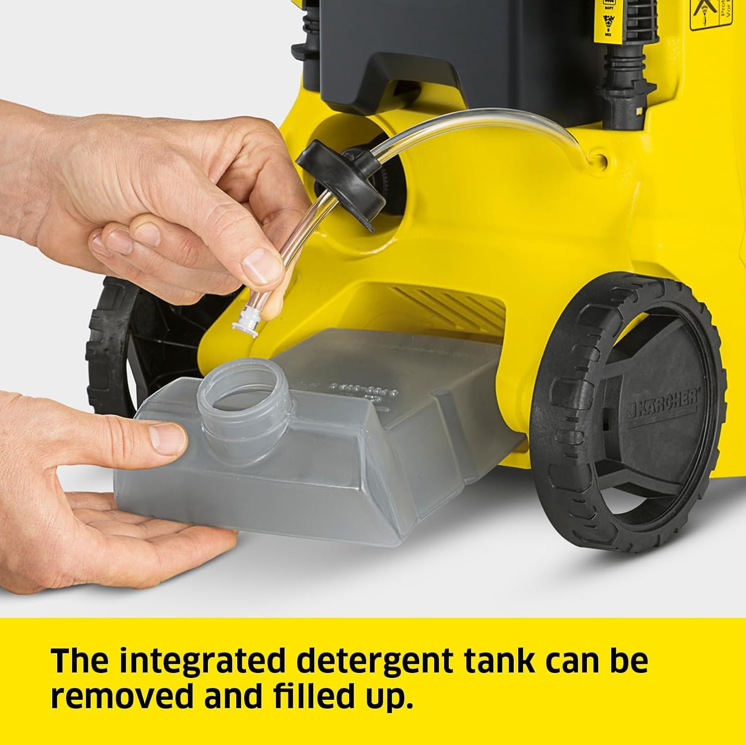 Kärcher K 3 Power Control pressure washer, pressure: max. 120 bar, flow rate: 380 l/h, area coverage: 25 m²/h, water filter, weight: 4.4 kg, high-pressure hose and gun, dirt blaster, spray lance