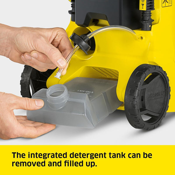 Kärcher K 3 Power Control pressure washer, pressure: max. 120 bar, flow rate: 380 l/h, area coverage: 25 m²/h, water filter, weight: 4.4 kg, high-pressure hose and gun, dirt blaster, spray lance