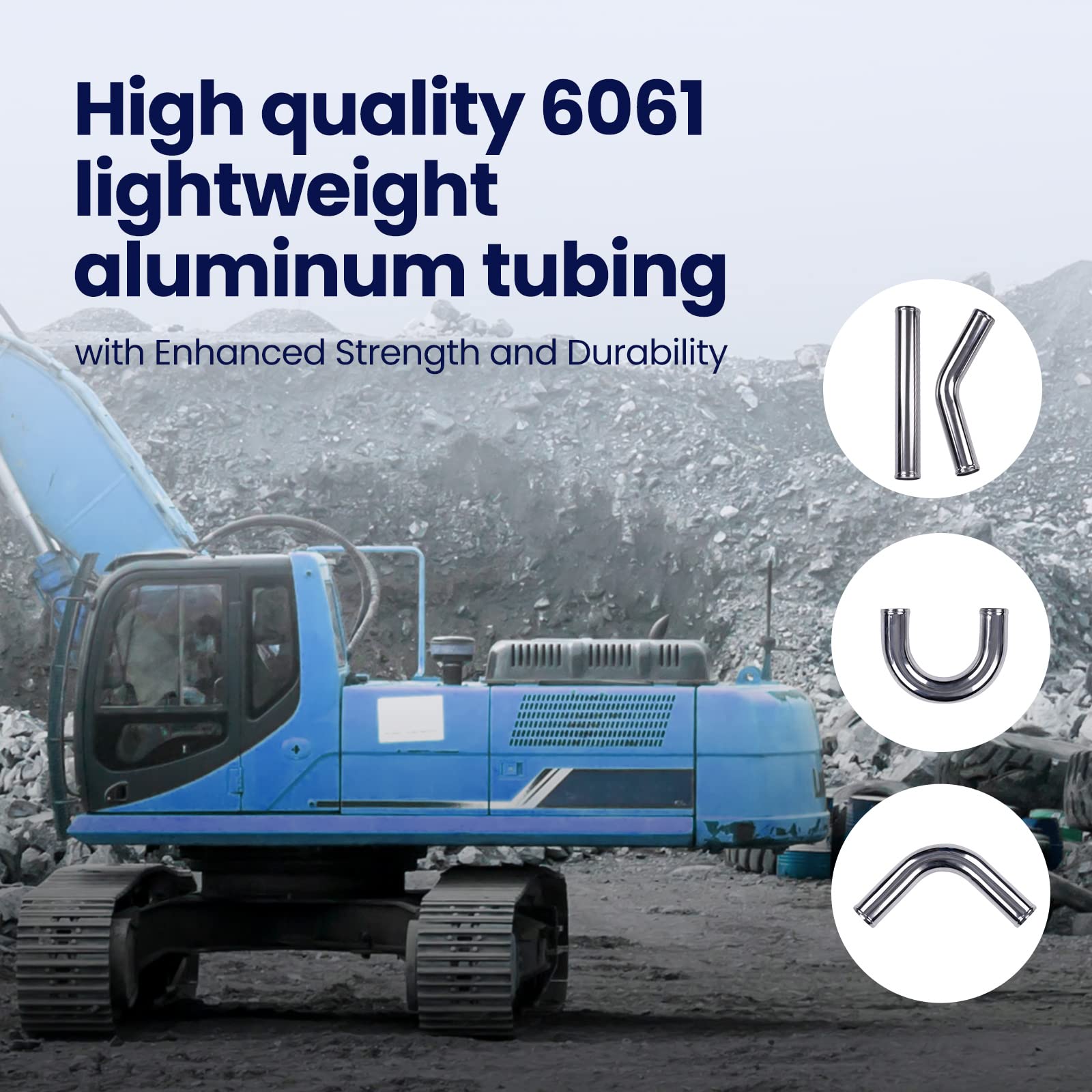 maXpeedingrods 2.5" Turbo Intercooler Pipe Piping Diy Kit 63.5mm Silicone Universal 2.5 inch for All Turbo DIY Project