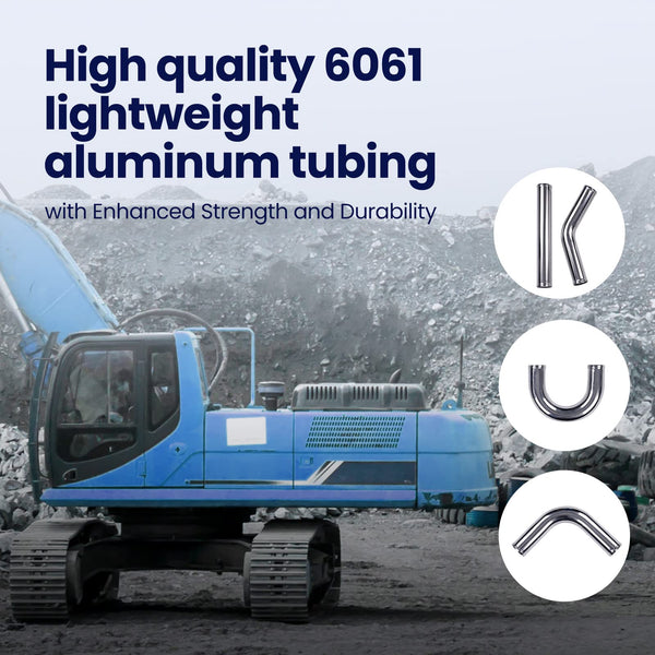 maXpeedingrods 2.5" Turbo Intercooler Pipe Piping Diy Kit 63.5mm Silicone Universal 2.5 inch for All Turbo DIY Project