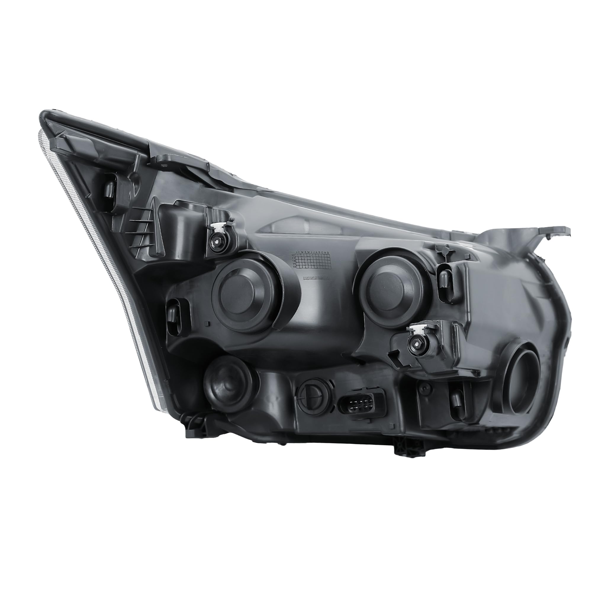 Replacement Passenger Left Side N/S Headlight Head Lamp Chrome Strip Electric Adjustment for Ford Transit MK8 2014-2025