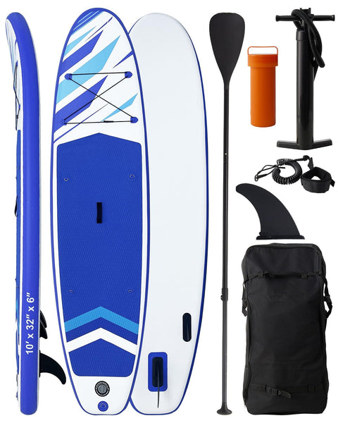 Victoper Inflatable Stand Up Paddle Board Surfboard Complete with Premium Paddle Board Accessories Wide Stable Non-Slip Paddle Boards for All Skill Yoga