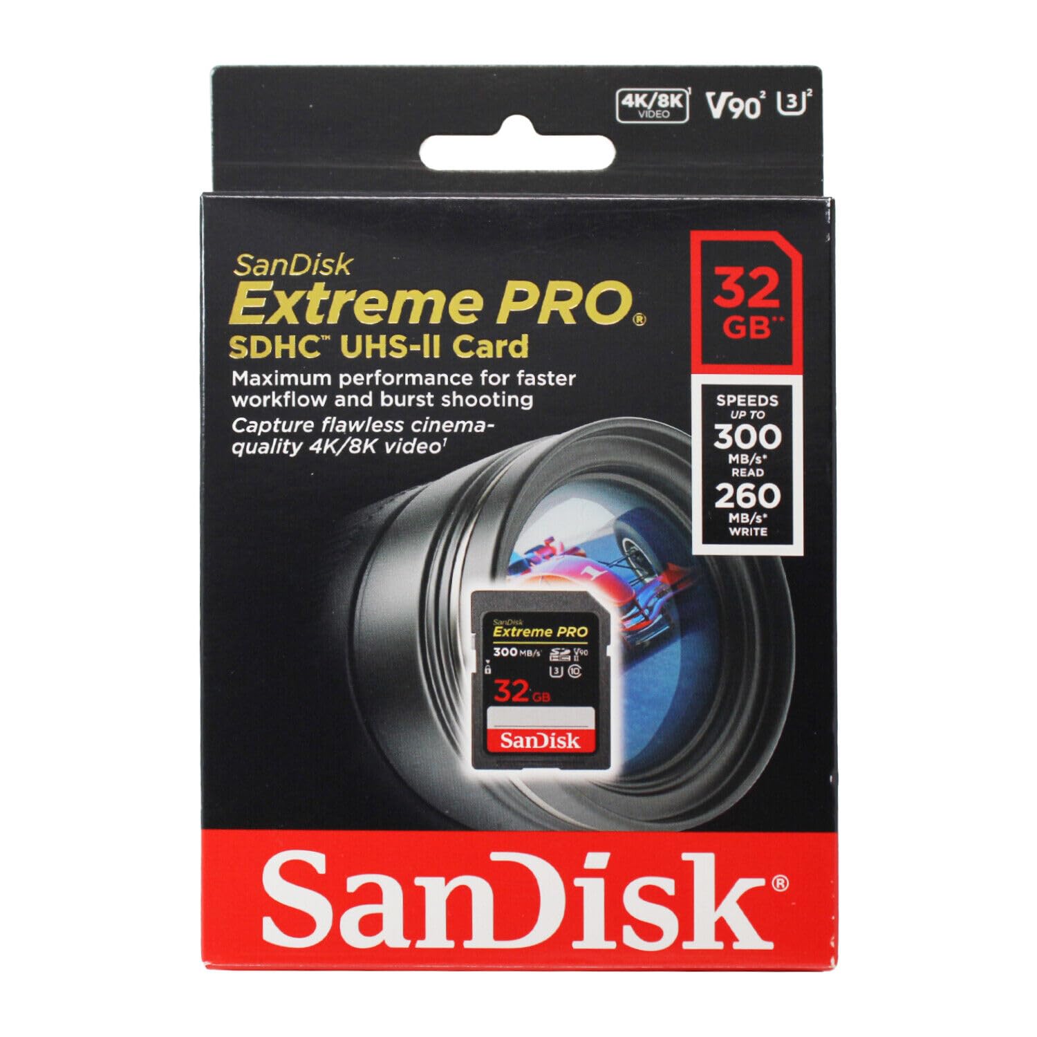 SanDisk 128GB Extreme PRO SDXC card, SD Card, V30 Memory Card, 4K UHD, up to 200 MB/s, SanDisk QuickFlow Technology, RescuePro Deluxe Data Recovery Software, UHS-I, Class 10, U3, V30