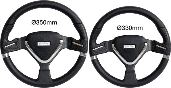 Simoni Racing MONT33/P Montecarlo 32 Universal Steering Wheel, Black