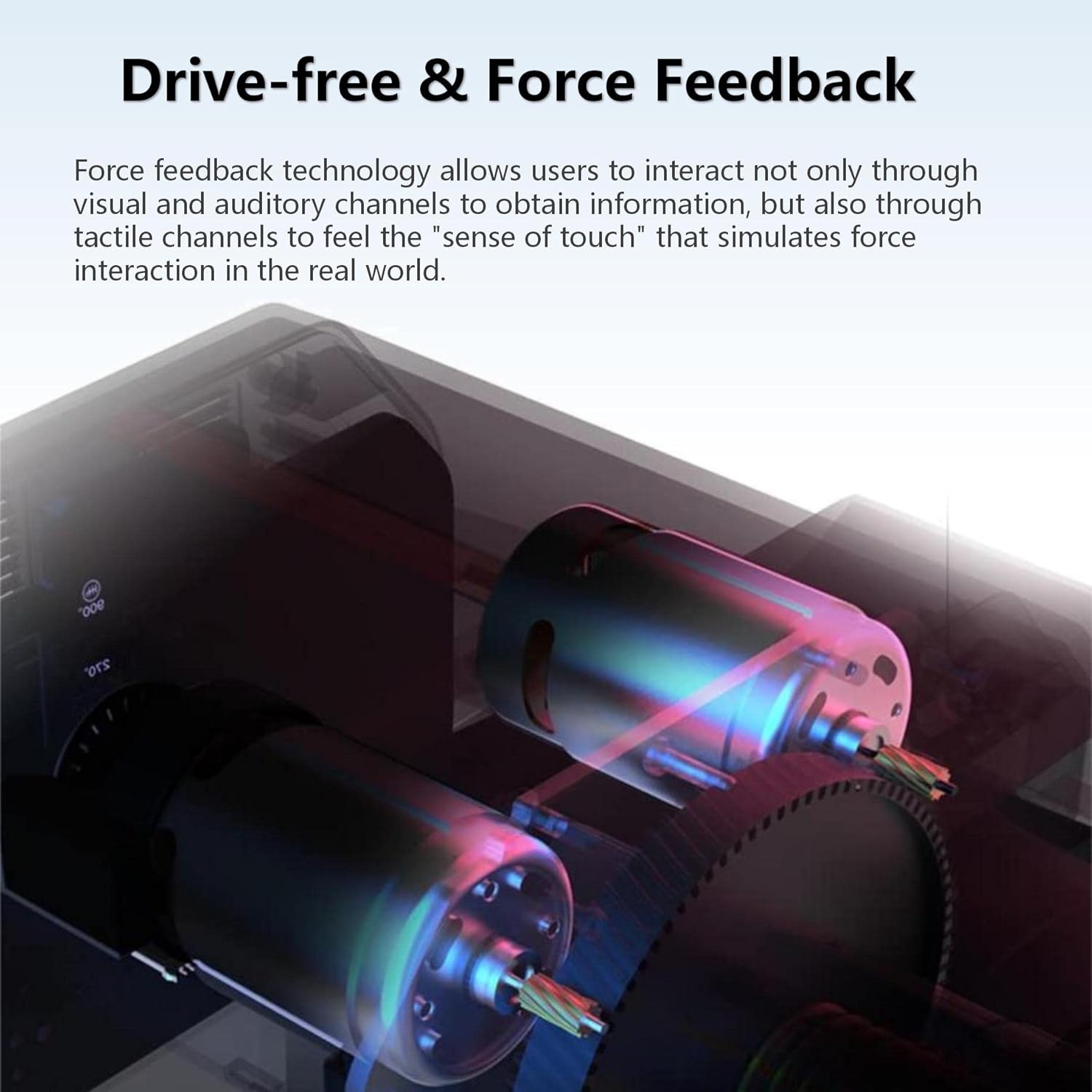 PXN V10 Force Feedback Gaming Steering Wheel and Pedals and Gear Shifter, 270/900° Racing Wheel, Suede Leather Gaming Wheel, Steering Wheel for PC, PS4, Xbox One, Xbox Series X/S