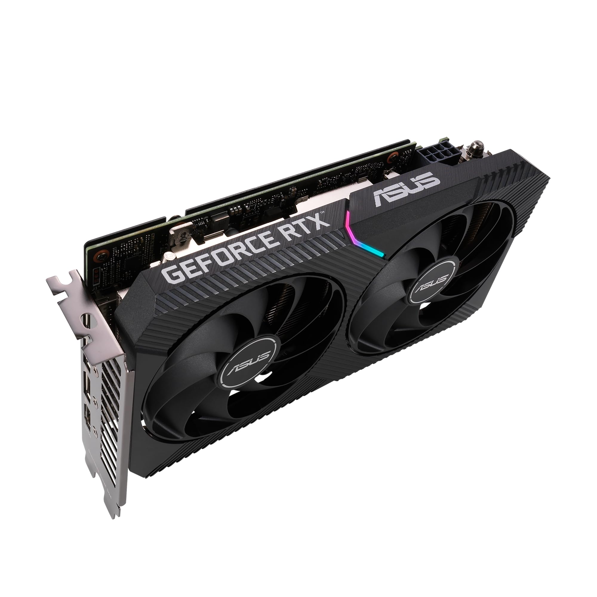 ASUS GeForce RTX 3050 6G DUAL OC Gaming Graphics Card - 1537MHz Boost Clock, GDDR6, PCIe Gen 4, DLSS 2, 3 x DP v1.4a, 1 x HDMI 2.1 (Supports 4K)