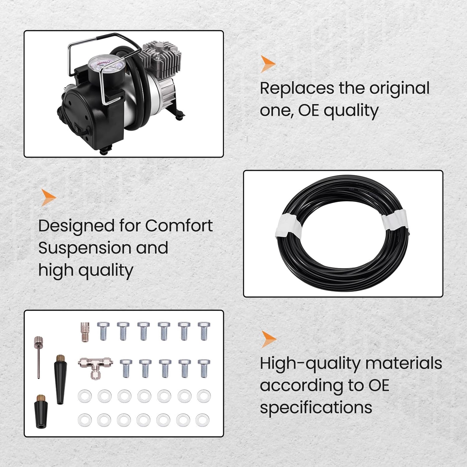 maXpeedingrods Air Suspension with Compressor for Mercedes-Benz Sprinter 06-22 4000kg