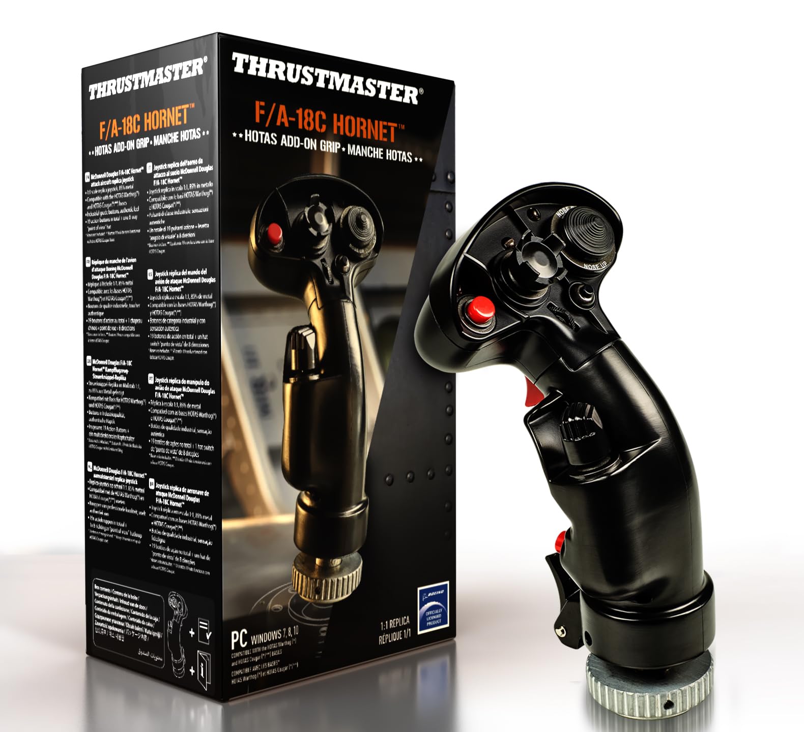 Thrustmaster AVA Modular Base - High-Precision Modular Joystick Base with H.E.A.R.T HallEffect AccuRate Technology for PC