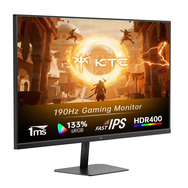 KTC Flat 32 Inch Monitor, QHD 1440P 2K@100Hz IPS Large Computer Monitor, Ultra Thin Bezels, Anti-Blue Light, HDR10, 103% sRGB, 86% DCI-P3, 350 Nits, 3ms MPRT, Adaptive Sync for Working and Gaming