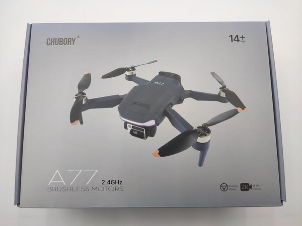 2650 ft Control Range Super Enduring Brushless Motor Drone with 84 Mins Super Long Flight Time, Drone with 4K HD Camera for Beginners, CHUBORY A77 WiFi Quadcopter, Follow Me, Auto Hover, 3 Batteries