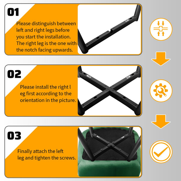 LONGTOO Set of 6 Dining Chairs with Velvet Upholstered Seat & Backrest,Stable Metal Legs,Modern Stripe Design,Champagne