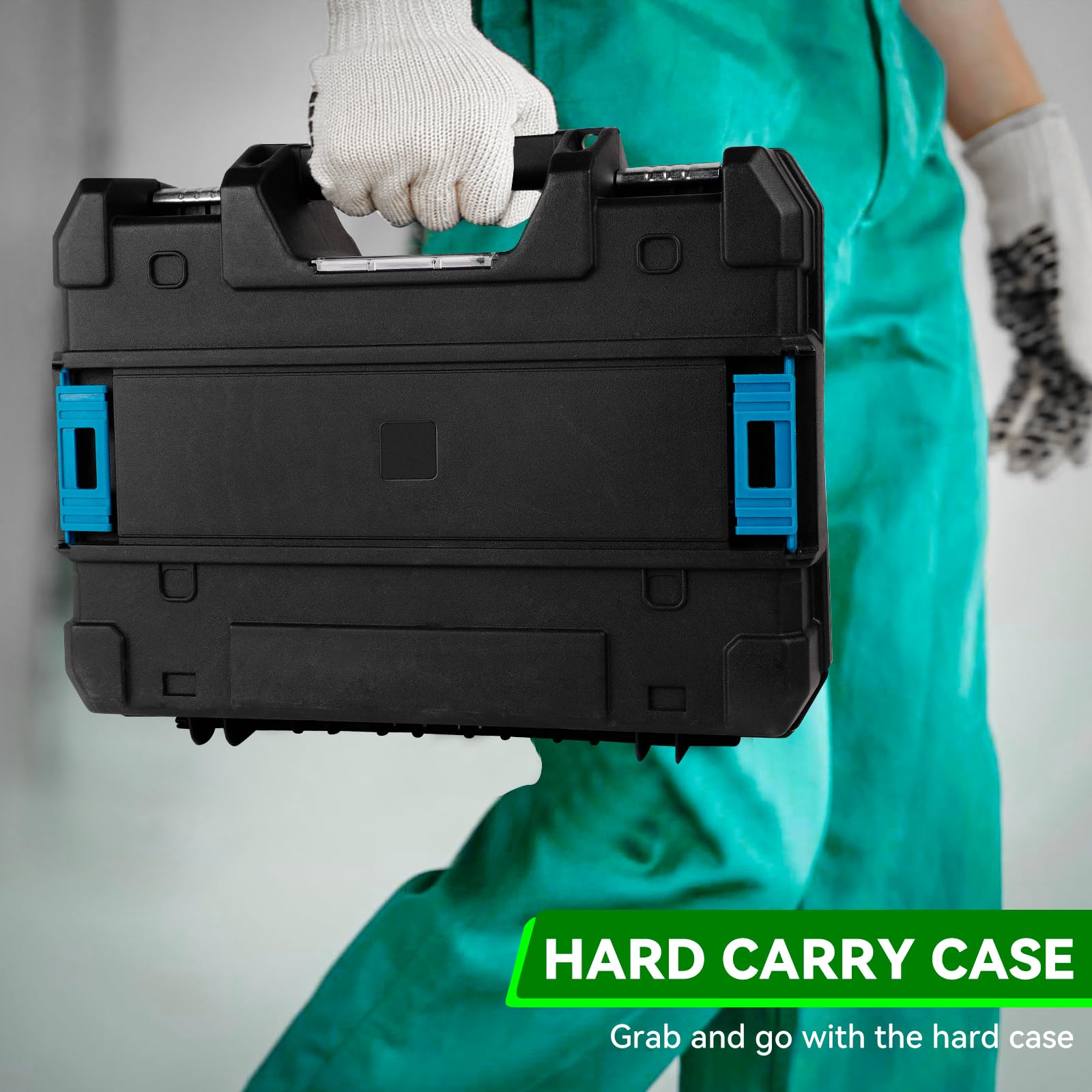 Laser Lever with Tripod, Healfith 4 x 360° 16 Lines Self Leveling Laser Level Green Lazer Level for Construction, Tile, Home Renovation, Picture Hanging