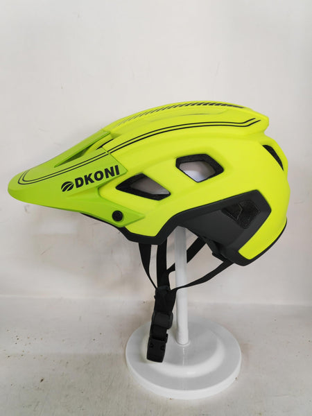 DKONI MTB Mountain Bike Helmet for Youth and Adults, Unisex, Lightweight, Adjustable Fit 54-61cm, Removable Visor and Liners, 17 Large Air Vents