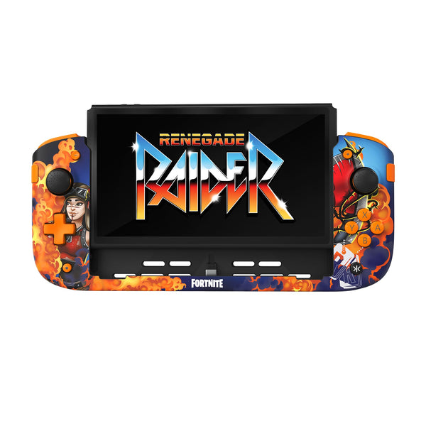 CRKD Nitro Deck+ Handheld Pro Controller for Nintendo Switch & OLED Model - TV Dockable - Programmable Sidekicks & Back Buttons - TruCollection System (Rocket League Gold Edition)