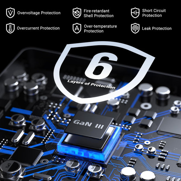 FINIBO 570W USB C Charging Station - 8 Port With 5 USB C and 3 USB A, Quick Charger Multiple Dual PD PPS for Laptop, MacBook Pro/Air, iPad, iPhone Series, Samsung
