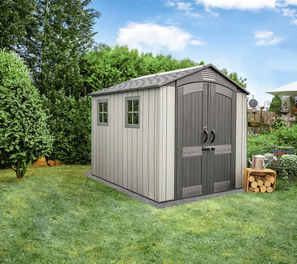 Lifetime 60282 Outdoor Storage Shed, 7 x 12 ft.