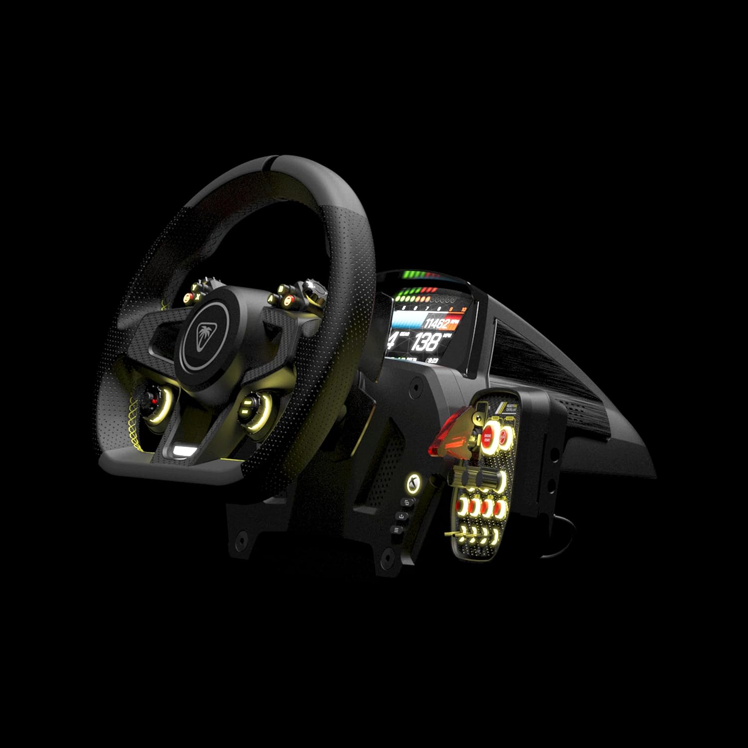 Turtle Beach VelocityOne Race Wheel & Pedal System TBS-0726-05 with Force Feedback, Magnetic Paddle Shifters and Hall Effect Sensors for Xbox Series X|S, Xbox One, Windows 10 & 11 [Officially licensed for Xbox]