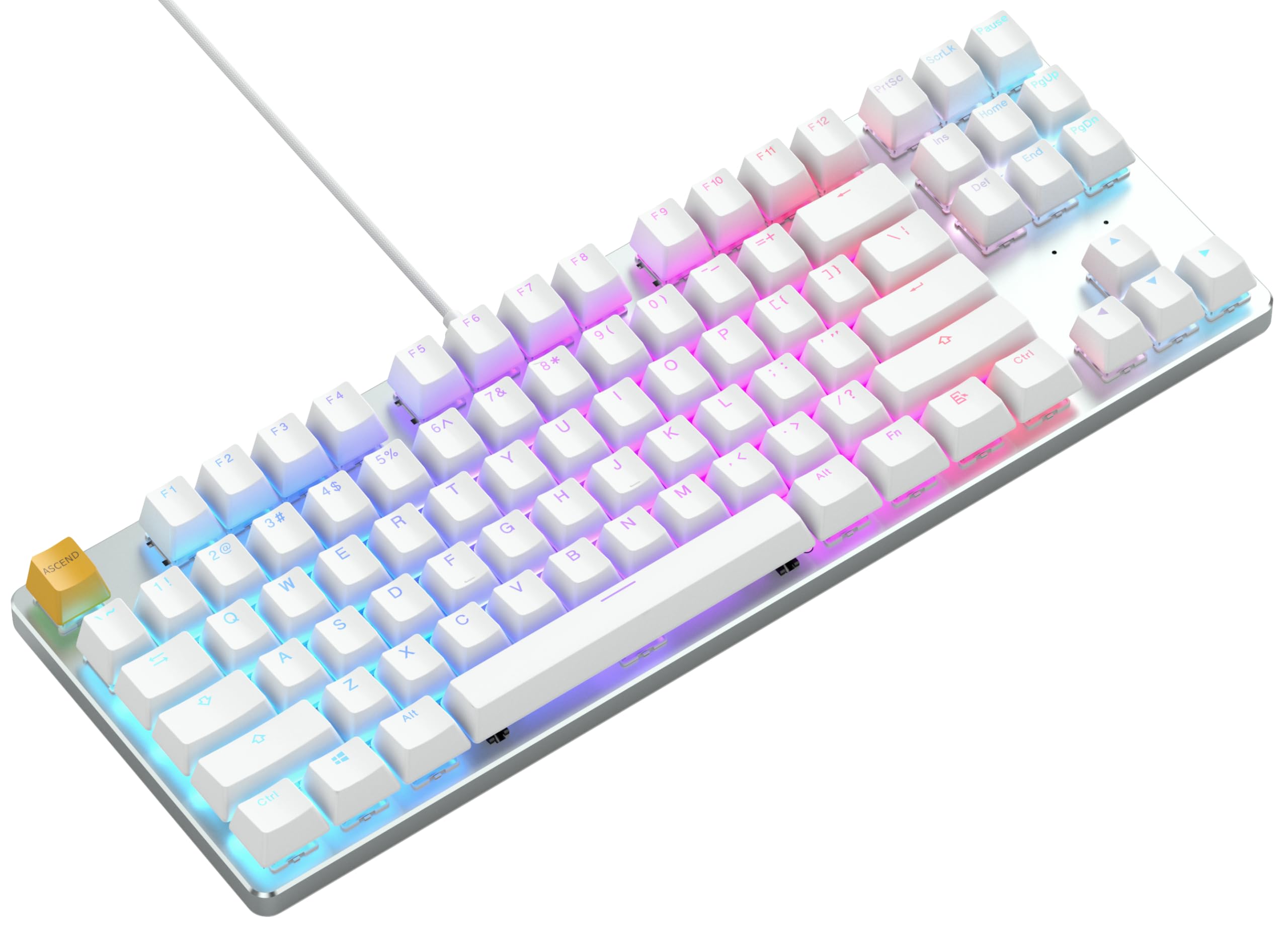 Glorious Gaming GMMK Compact 60%, Barebones (Frame Only) - Mechanical Gaming Keyboard, Per Key RGB, Hotswap & Customisable, International/ISO Layout - Black