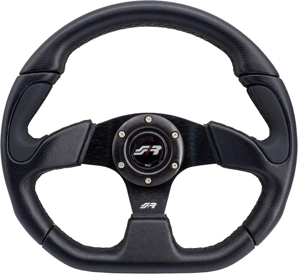 Simoni Racing X2330PUN/P Universal Steering Wheel, Black