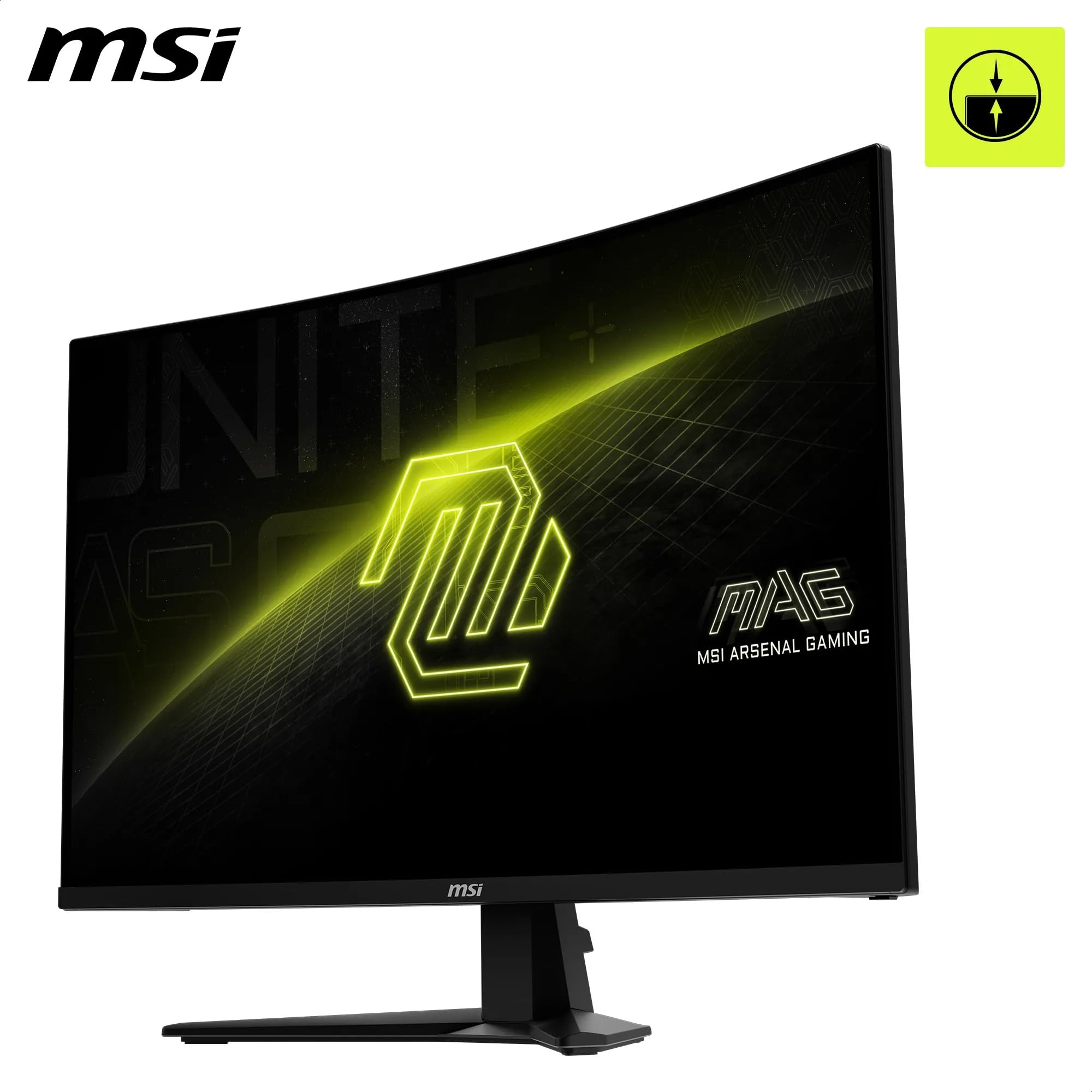 MSI G274F 27 Inch FHD Gaming Monitor - 1920 x 1080 Rapid IPS Panel, 180 Hz / 1ms, 134% sRGB Colour Gamut / G-SYNC Compatible- DP 1.2a, HDMI2.0 CEC