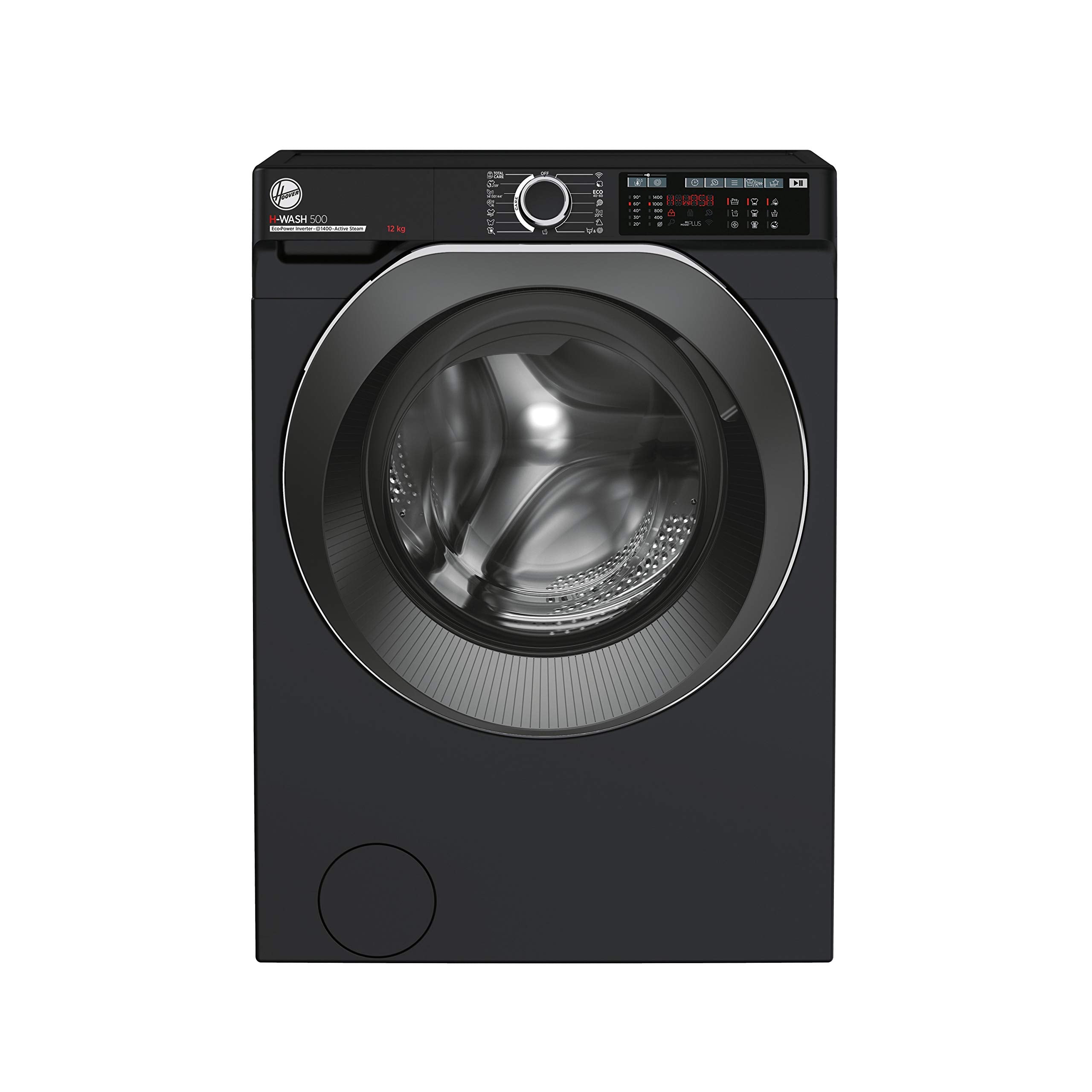 Hoover H-WASH 500 10kg Freestanding Washing Machine, 1400 RPM, A Rated, ECO‑Power Inverter Motor, hOn App, 60 Programmes, Care Dose, Power Care System, White, 60x59x85 cm ‑ HW 410AMC/1-80