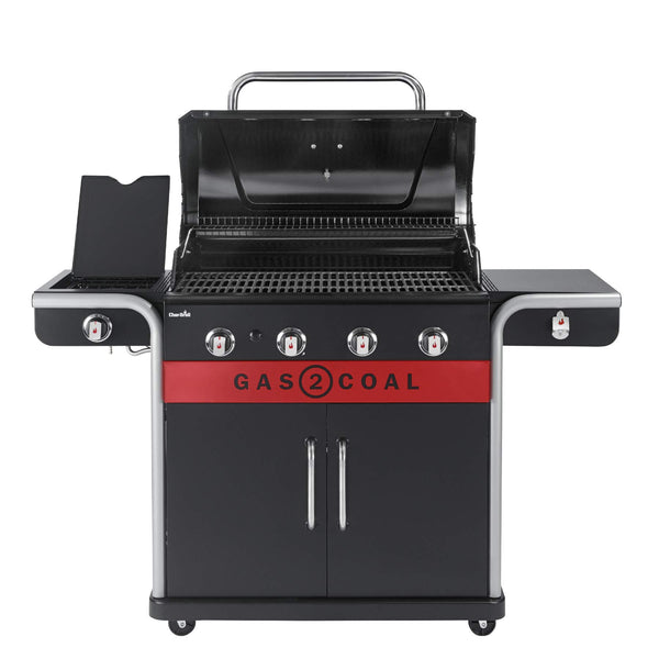 Char-Broil Gas2Coal 440 Hybrid Grill Gas Barbecue, Black
