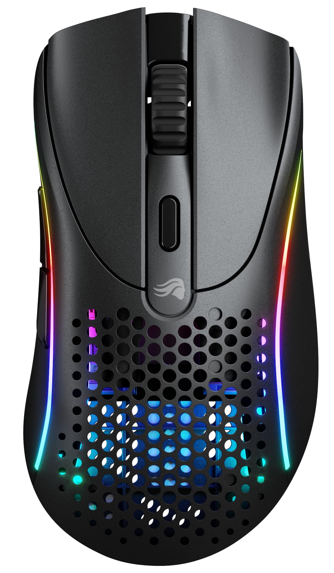 Glorious Gaming Model D Wired Gaming Mouse - 68g Superlight Honeycomb Design, RGB, Ergonomic, Pixart 3360 Sensor, Omron Switches, PTFE Feet, 6 Buttons - Glossy Black
