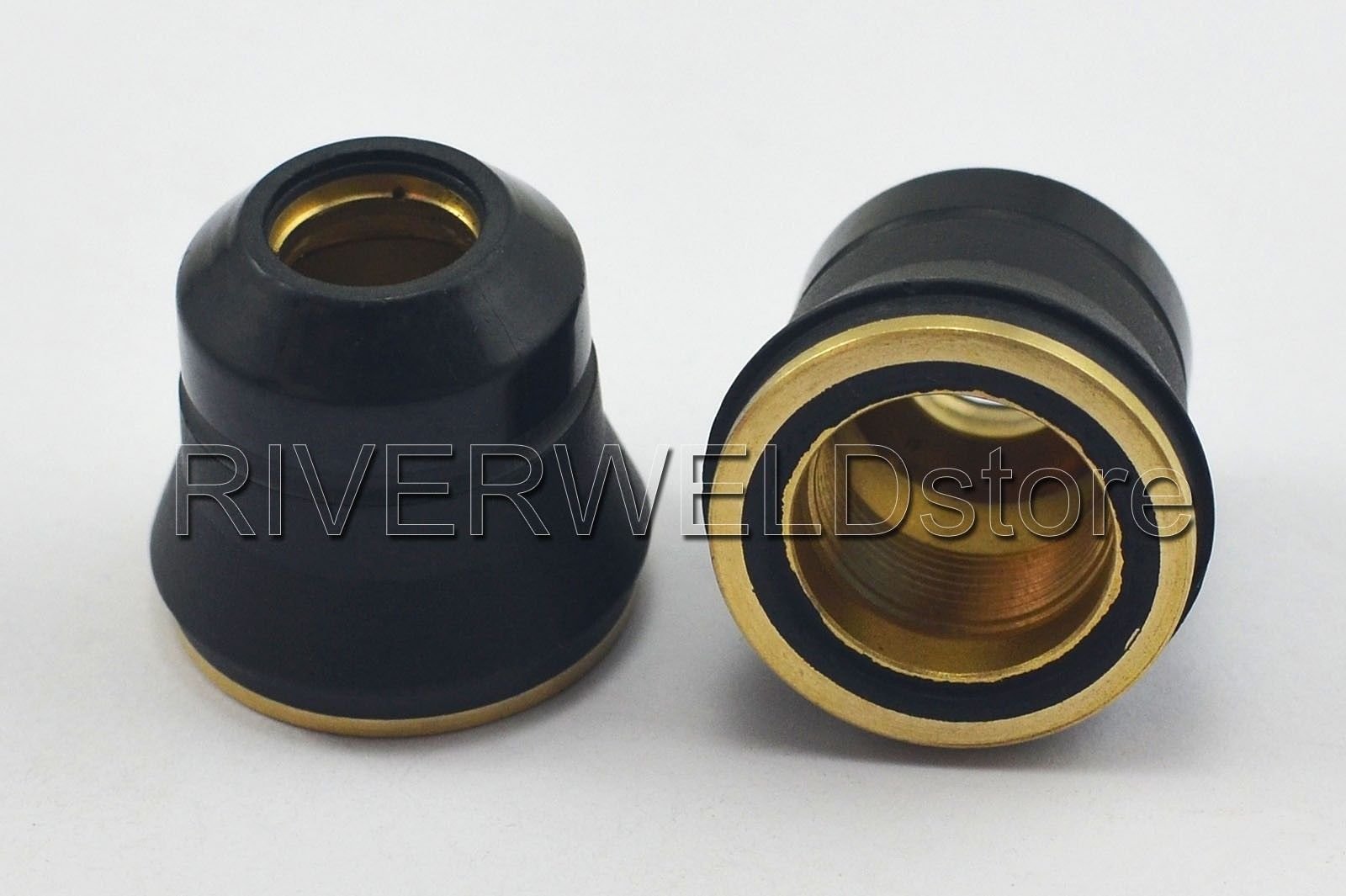 RIVERWELD S45 Plasma Torch Head OEM and Plasma Electrode PR0110 Plasma Tips 0.8 PD0116-08 Outside Nozzle Retaining Cap PC0116 Air Diffuser PE0106 Stand Off Guide CV0010 kit 22pcs