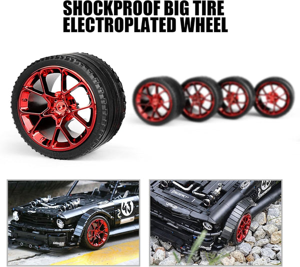 Mould King 13108N MOC Mustang Car Building Kits, 1:8 Scale Super Car Model Block Sets, Race Car Model Set, Adult Collectible Kits to Build, Boy Toys for Birthday Gifts (2943 Pieces)