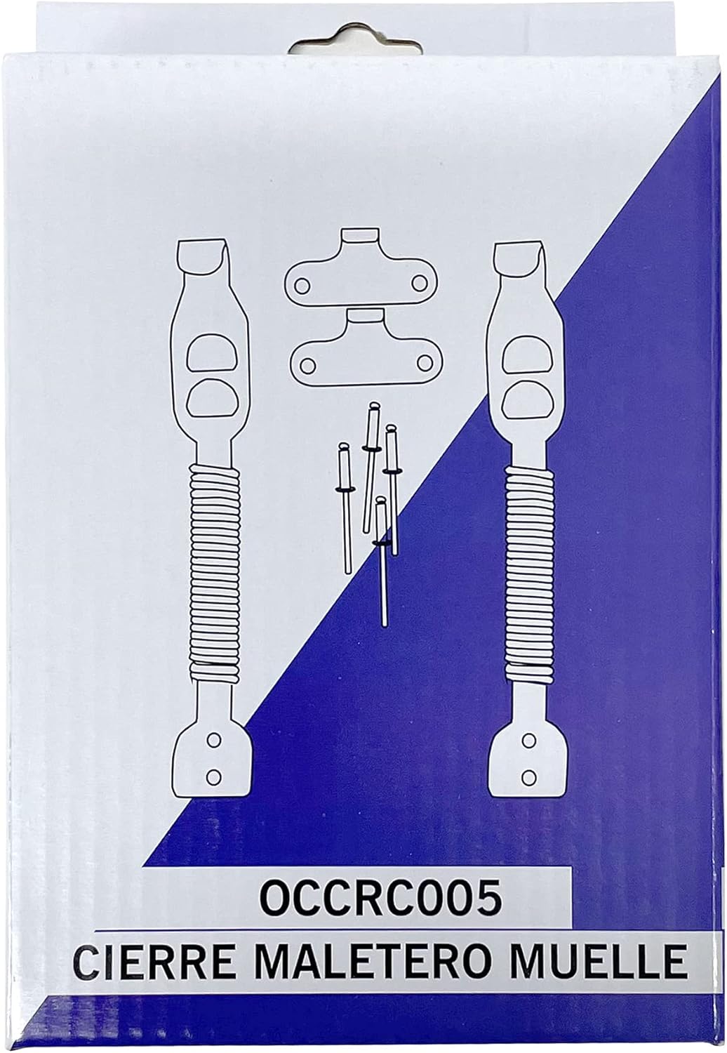 OCC MOTORSPORT SILVER KIT CLOSURE OF BOOT/BONNET WITH SPRING