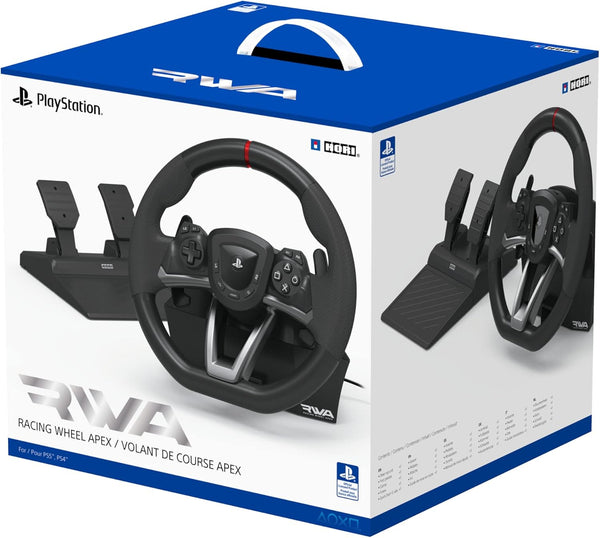HORI Racing Wheel Apex for Playstation 5, PlayStation 4 and PC - Officially Licensed by Sony (PS5/)