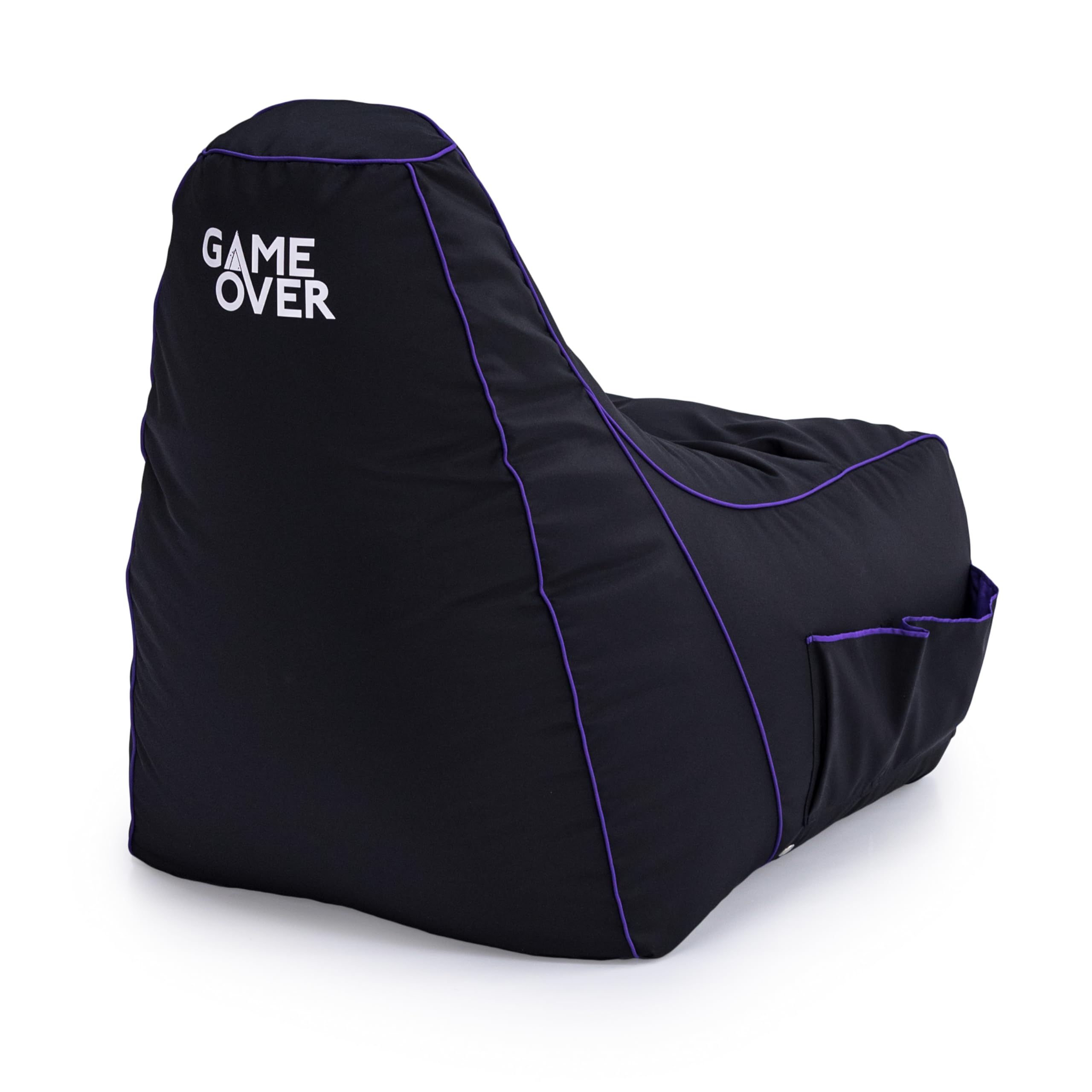 Game Over Lich Blade Video Gaming Bean Bag Chair | Indoor Living Room | Side Pockets for Controllers | Headset Holder | Ergonomic Design for the Dedicated Gamer