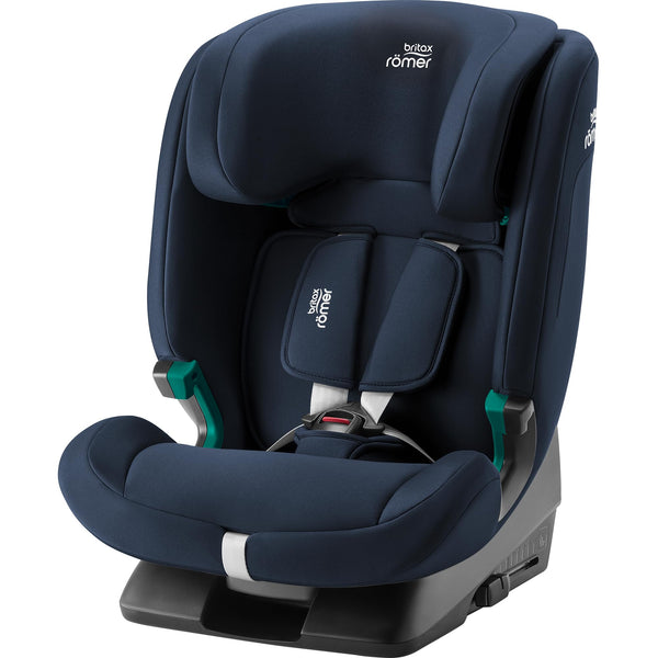 BRITAX RÖMER Car Seat EVOLVAFIX, with ISOFIX, Child from 76 to 150 cm (i-Size), from 15 Months to 12 Years, Space Black