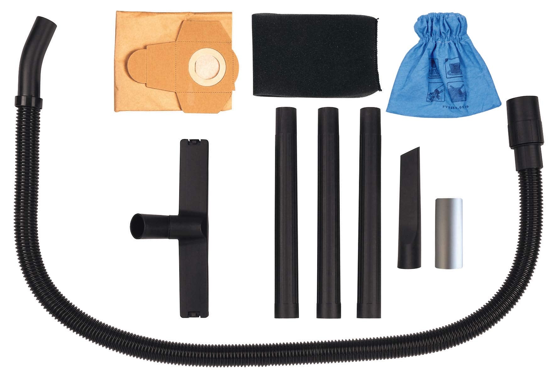 Einhell TC-VC 1815 wet & dry vaccum cleaner (1250 W, 180 mbar, robust 15-liter plastic tank, blow connection, 4 castors, accessories holder, incl.