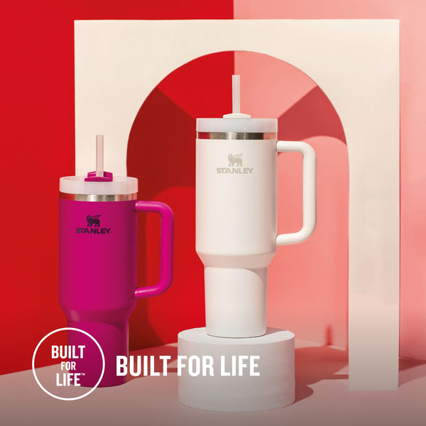 STANLEY Quencher H2.0 Flowstate Tumbler 1.2L - Cold for 11 Hours - Iced for 48 Hours - Metal Water Bottle with Straw, Handle and Lid - Dishwasher Safe - Travel Mug for Cold Drinks