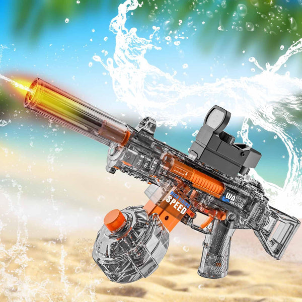 Electric Water Gun, Ultra-Long Range One-Touch Automatic Water Gun, Large Capacity Ultra-Long Standby, Suitable For Children Adults Summer Pool Party Beach Outdoor Use.
