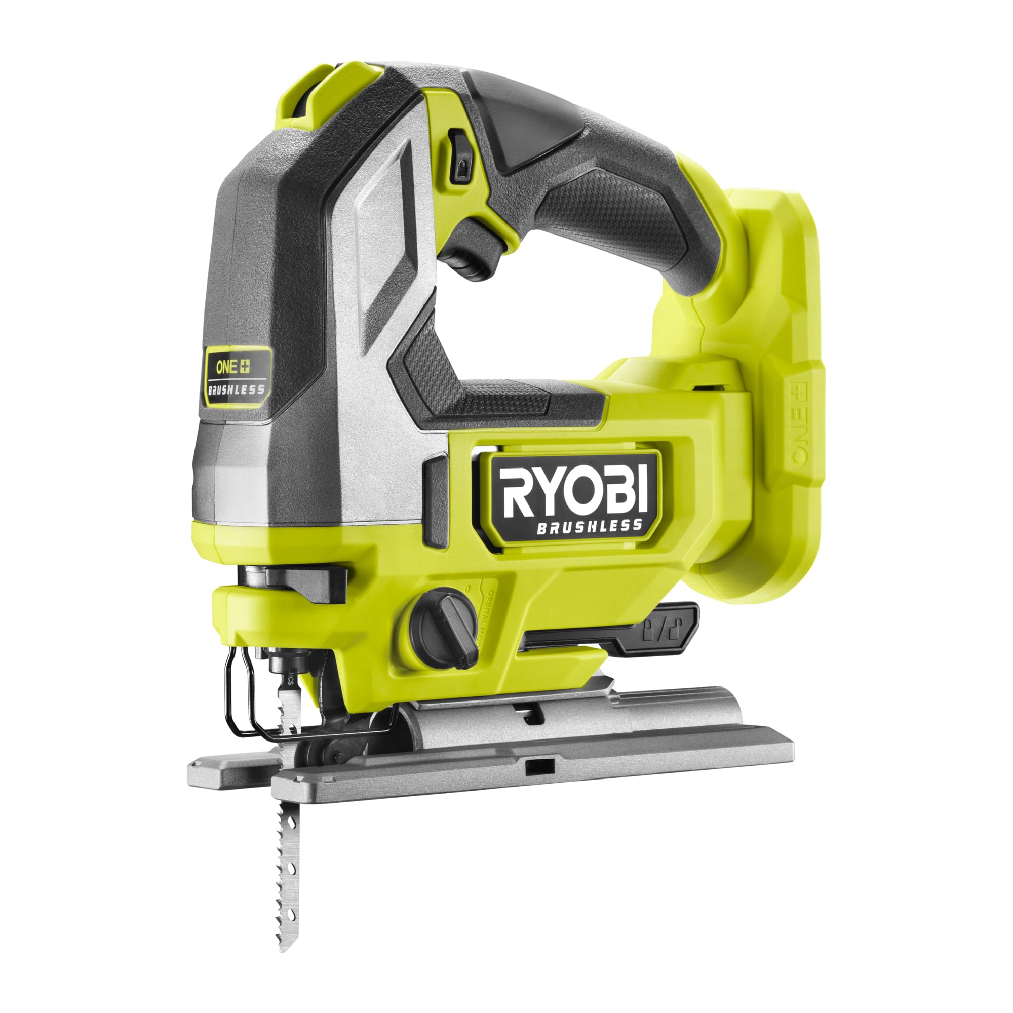 Ryobi R18JS-0 ONE+ Jigsaw with LED, 18 V (Body Only) - Green/Grey