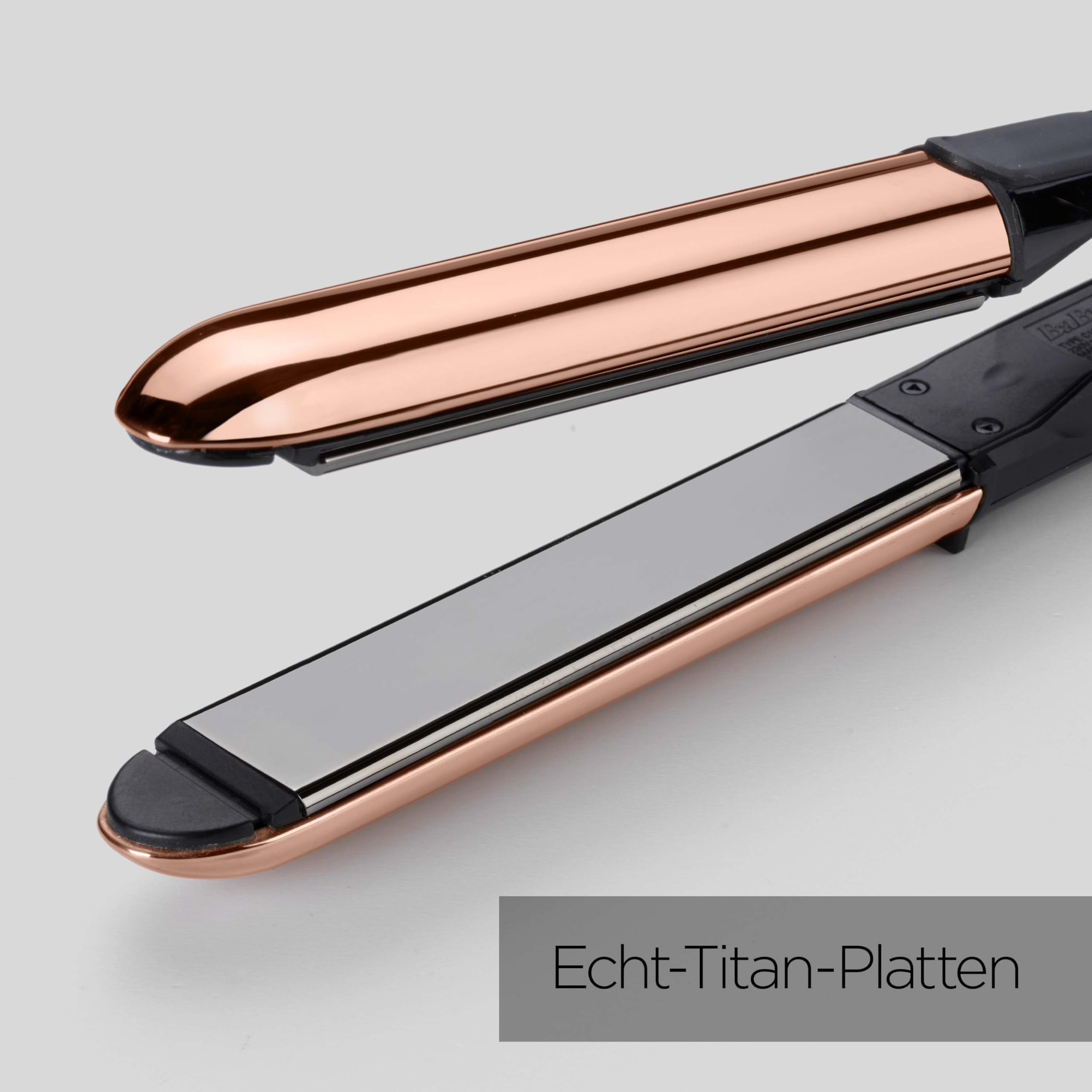 BaByliss Straight and Curl Brilliance Hair Straighteners - Curved Metal Design Easy Styling, Smoothing Titanium Plates, Ionic Anti-Frizz, Fast 15 Second Heat Up, 5 Heat Settings Up to 235°C, 2481U