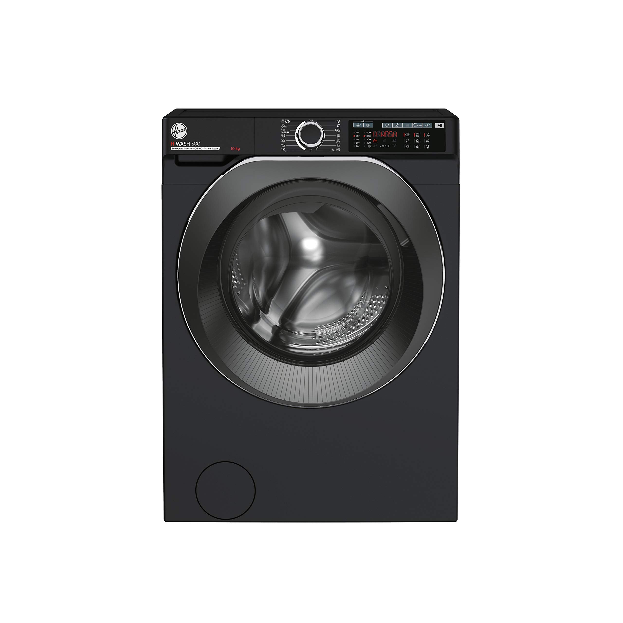 Hoover H-WASH 500 10kg Freestanding Washing Machine, 1400 RPM, A Rated, ECO‑Power Inverter Motor, hOn App, 60 Programmes, Care Dose, Power Care System, White, 60x59x85 cm ‑ HW 410AMC/1-80