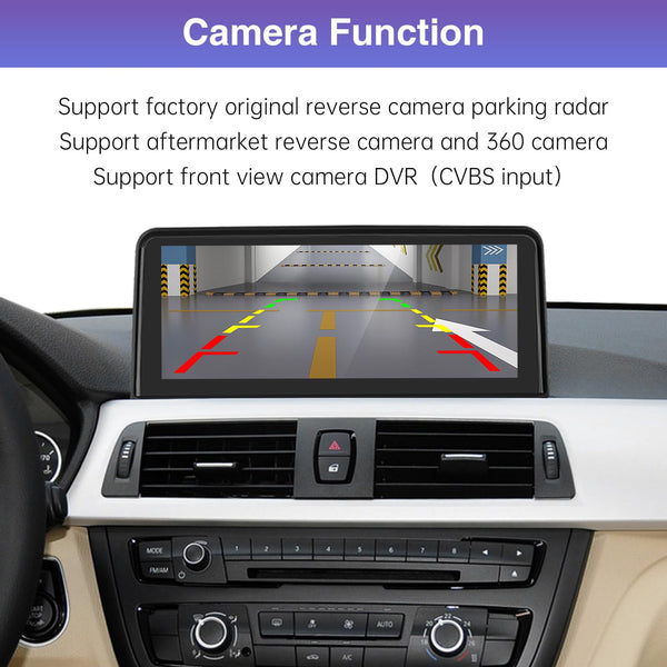 Road Top 12.3 Inch Ultra-Narrow Carplay Touchscreen for BMW 3 & 4 Series F30/F31/F32/F33/F34/F35/F36 2012-2015 Year, Car Stereo Multimedia Radio Receiver, Support Wireless Android Auto, Mirrorlink