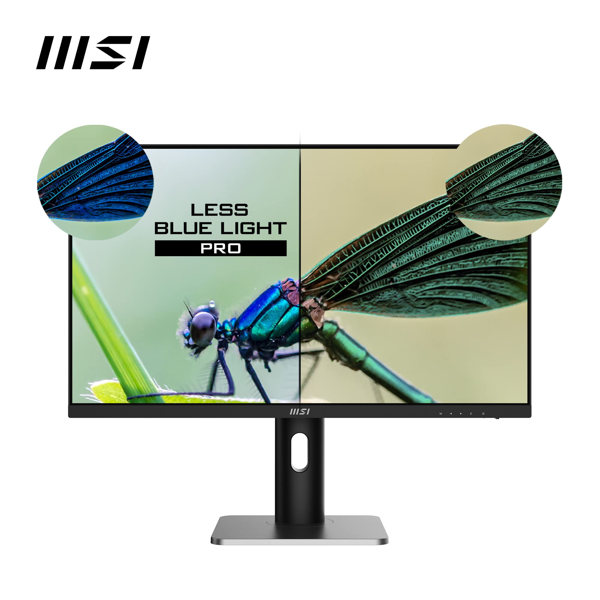 MSI PRO MP273QW E2 27 Inch WQHD Office Monitor - 2560 x 1440 IPS Panel, 100 Hz, Eye-Friendly Screen, Built-in Speakers, Tilt-Adjustable - HDMI 2.0b, DP (1.2a)