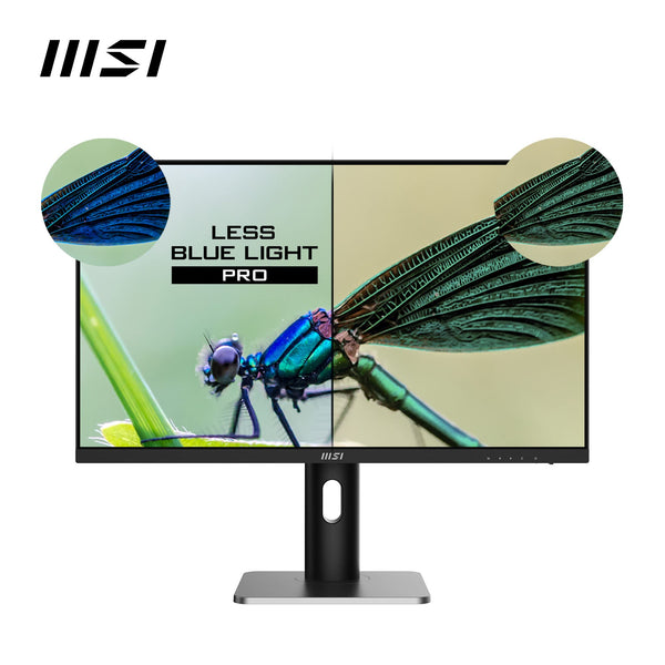 MSI PRO MP273QW E2 27 Inch WQHD Office Monitor - 2560 x 1440 IPS Panel, 100 Hz, Eye-Friendly Screen, Built-in Speakers, Tilt-Adjustable - HDMI 2.0b, DP (1.2a)