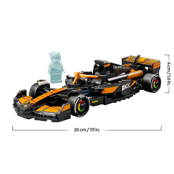 LEGO Speed Champions McLaren F1 Team MCL38 Race Car Toy with a Collectible Formula 1 Driver Minifigure - Model Kits for 10+ Year Old Boys & Girls or Adult Motorsport Fans 77251