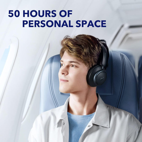 soundcore by Anker Space Q45 Adaptive Noise Cancelling Headphones, Reduce Noise By Up to 98%, Ultra Long 50H Playtime, App Control, Hi-Res Sound with Details, Bluetooth 5.3, Ideal for Traveling