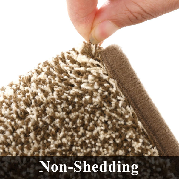 SHACOS Runner Rug for Hallway 60x240cm Carpet Runners Brown Non Slip Washable Long Hall Kitchen Runners Floor Entryway Runner Carpet for Hallway